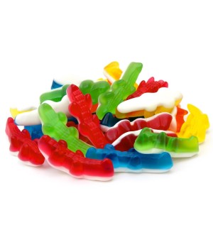 Coccodrilli Coccodrì bicolore lucidi Haribo