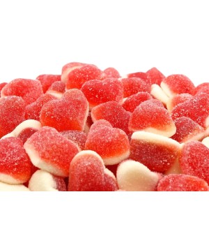 Cuore pesca ripieno zuccherato fini