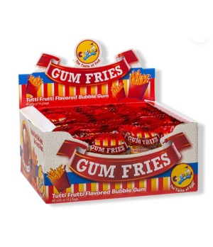Bubble gum candy fries joygum