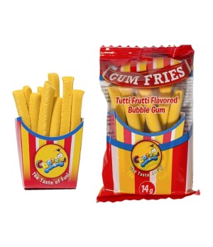 Bubble gum candy fries joygum