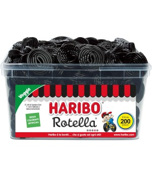 Rotelle Liquirizia Barattolo haribo