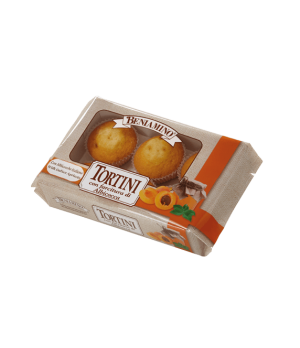 Tortino con farcitura di Albicocca