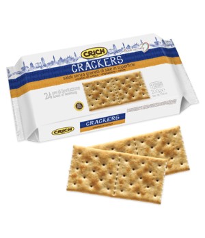 Crackers Salati Senza Granelli di Sale in Superficie Crich